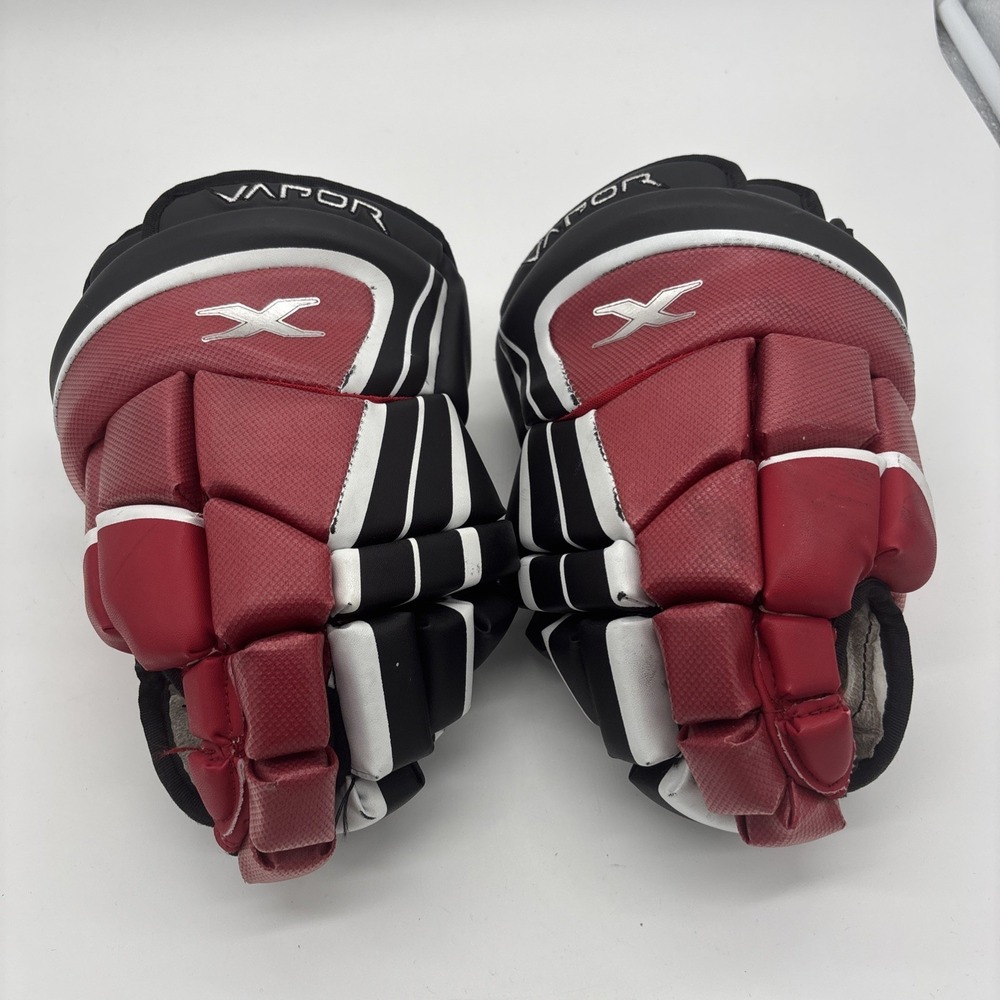 Bauer Vapor X  Hockey Gloves Flex Thumb Red‎ Black Junior 12" 30cm